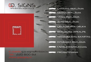 GO signs, SIA, Werbungsagentur
